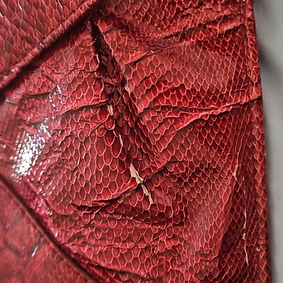 WHBM Red Envelope Shoulder Bag - Picture 12 of 14